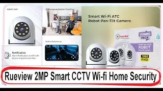 Trueview 2MP Smart CCTV Wi-fi Home Security Camera with Pan Tilt 360&deg; View, 2 Way Talk, Cloud