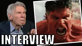 Harrison Ford Shows Off RED HULK Faces and Talks CAPTAIN AMERICA: BRAVE NEW WORLD | Interview