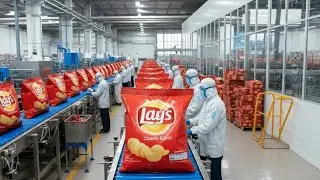 Inside the Modern Chip Factory &ndash; Full Process How Luxury Potato Snacks Are Made