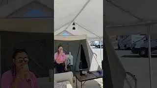 Burning man tent
