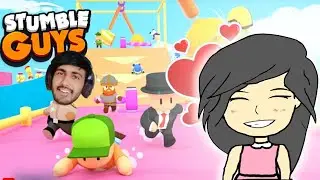 Stumble Guys With Mr RIS😱 | BIDUSHI GAMING
