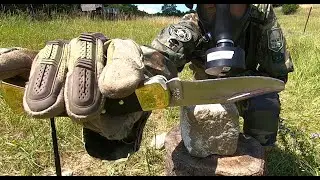BUCK 110 FOLDING HUNTER - KNIFE DESTRUCTION TEST - UNTIL IT BREAKS - STEEL: 420HC -THE LEGEND REVIEW