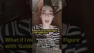 Took my old song from the shelf, same message as TS' #fatherfigure #singer #taylorswift
