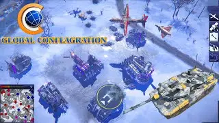 Global Conflagration | EDU Faction Gameplay | Full scale attack  | Optimal Air& Land Assault !!!