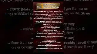 Basics of Ecology #trending #shorts #neet #exam #boardexam #environment #ecology #ssc #rrb #upp #cds