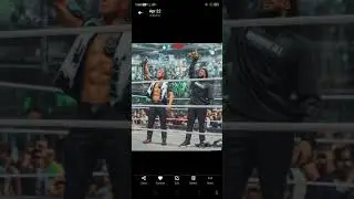 most popular fighter the rock and Roman Rance WWE