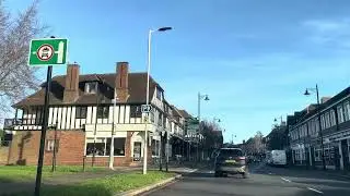 Street View Epsom to Sutton/ Surrey/ Greater London uk