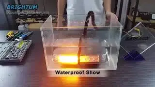 24w LED Roof Top Mini Bar Magnetic Emergency Beacon Warning Flashing Strobe Light