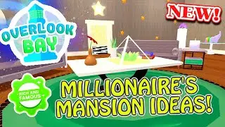 Buying MILLIONAIRE *MEGA* Mansion + Design Ideas! | Overlook Bay (Roblox)