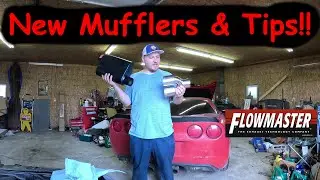 Installing Flowmaster Super 44s on the C6 Corvette!!