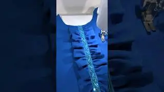 How to sew the ruffle to the front - Sewing Tips #sewing #sewinghacks