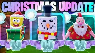 I Unlocked ALL NEW CHRISTMAS UNITS in Spongebob Tower Defense