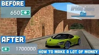 Driving School Sim- The One Million Dollar Glitch!! (Funny Moments)