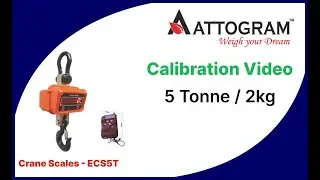 ECS5T Calibration video for Crane Scales