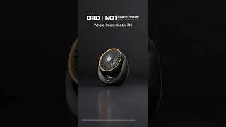DREO Whole Room Heater 715 | 3D Heating, Rapid Warmth & Enhanced Safety