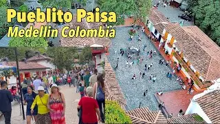 Pueblito Paisa, Medellin Colombia Drone 4K 2025