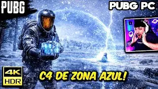 Asi es el C4 de ZONA AZUL de PUBG PC, TRAJE ANTIZONA y CAEN SATELITES del CIELO! 😎 ACTUALIZACION!