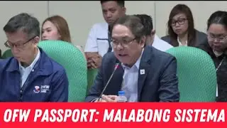 TULFO VS DMW OFW PASSPORT ISSUE