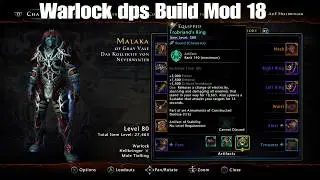 Neverwinter Warlock dps build Mod 18