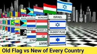 Old Flag vs New of Every Country | Comparison | Digital data