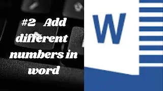 How to add different page number formats in the same word document