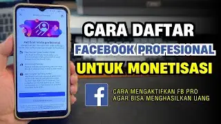 Cara Daftar Facebook Profesional | Cara Daftar FB Pro