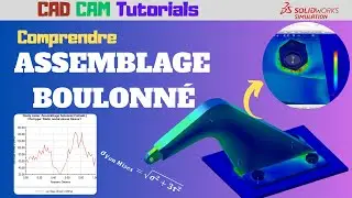 Comprendre l'assemblage boulonn&eacute; || SolidWorks simulation #solidworks  #simulation #engineering