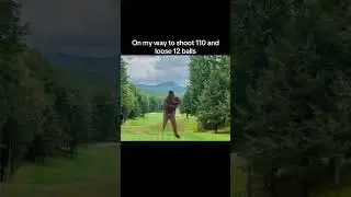 On my way to the course after winters over. Just to shoot 110 and slice the first drive of the day