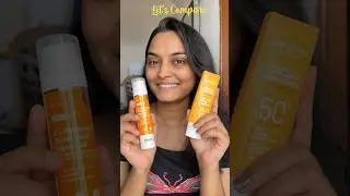 Comparing Derma co and Dot and Key Sunscreen 🌤️ #sunscreen #sunscreencomparison #skincare #spf