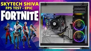 SkyTech Shiva Fortnite FPS Test | EPIC SETTINGS | RTX 2060 6GB & Ryzen 5 2600 [Full Rumble Match]