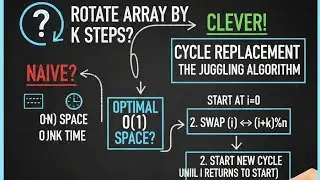 4.1 The Most Efficient Array Rotation Algorithm - Rotate an array by k steps