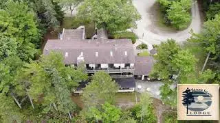 Beaver Island Lodge as seen by Drone