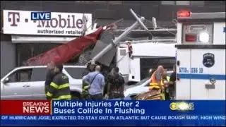 1 Dead, 17 Hurt In Queens Bus Crash