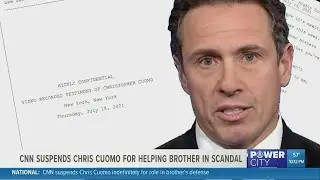 CNN suspends Chris Cuomo for helping brother during sexual harassment scandal