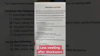 Shockwave reduces swelling #centralmasspodiatry #drpelto #shockwavetherapy