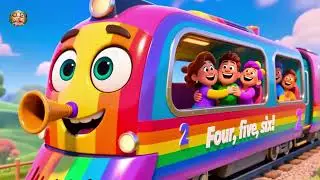 Learning the Counting Train | Fun Number Train Song for Kids | Nursery Rhymes in English
