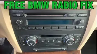 BMW Professional Radio No Audio / Stuck In AUX Mode Glitch | Quick Fix | E90 E91 E92 E93