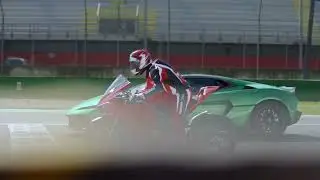 Lamborghini Temerario vs Ducati - Battle of the Italian Icons  | Motormatic #lamborghinitemerario