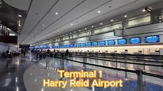 Terminal 1 at Harry Reid Airport in Las Vegas