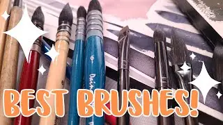 Вы все знаете о них? Мои любимые акварельные кисти