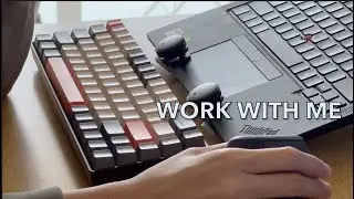 Work with me 1 hr keyboard typing ASMR