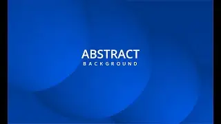 Modern Blue Abstract Background Design in Illustrator