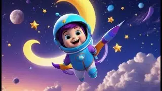 Ricky Rocket Starts Zooming | Exciting Toddler Song | Fun Space Nursery Rhyme for Kids
