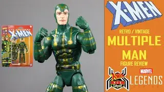 Marvel Legends Retro X-Men MULTIPLE MAN Jamie Madrox Vintage Card Figure Review