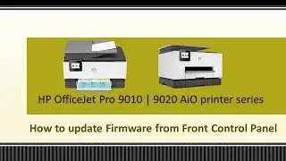 HP OfficeJet Pro 9025 | 9028 | 9020 | 9015 | 9018: обновление прошивки с помощью передней панели управления