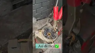 As&iacute; de f&aacute;cil se instalan los carbones del arranque #motos #arranque #pollomotos