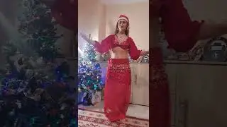 Bellydance Semira Gamal Christmas training 🎄🍾🎅