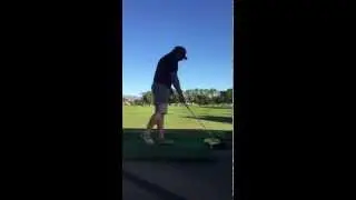 GolfBalled.com testing Nike Vapor Pro irons in TRUElinkswear Lyt Dry Shoes