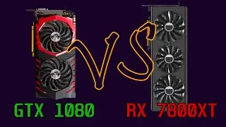 GTX 1080 vs RX 7800XT | Ryzen 7 5700X | Test in +20 Games