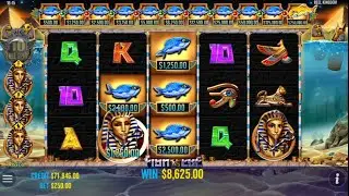 I bought 4 $25,000 bonus feature on fish eye #bigwin